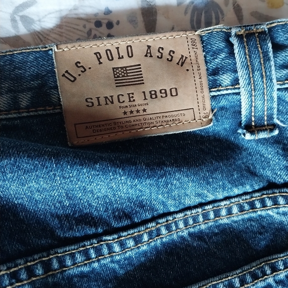 Men's U.S. Polo vintage cargo jeans sz 40x32 - Picture 3 of 11